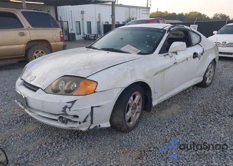 2003 Hyundai Tiburon Gt V6 z USA, uszkodzony, nr VIN KMHHN65F63U061107